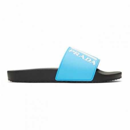 PRADA Prada Blue Slides