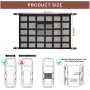 Car Roof Storage Net Black (25.5 x 35.5 inches)