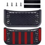 Filet de Rangement Voiture – 2 Pièces Universel Auto-Adhésif avec 4 Bandes Élastiques et 8 Vis