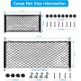 DOCAS Car Trunk Storage Net – Universal Mesh, 1 Large + 2 Small Nets for Car, SUV, Truck, Boat, and Home