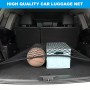 Filet de Rangement Coffre de Voiture – 100 x 80 cm Extensible Jusqu’à 160 x 140 cm
