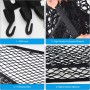Car Trunk Storage Net – 100 x 80 cm, Expandable up to 160 x 140 cm