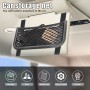 Filet de Rangement Voiture – 2 Pièces Sac Auto-Adhésif Multifonctionnel pour Voitures
