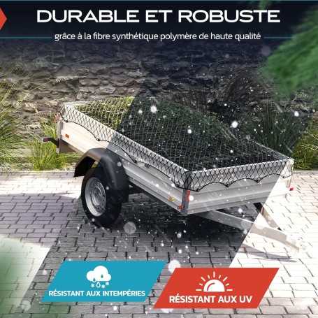 TRIBURG Stretchable Trailer Net – 1.5x2.7 m to 2.5x3.5 m