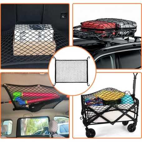 Car Trunk Cargo Net 80×60 cm