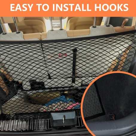 Car Trunk Cargo Net 80×60 cm