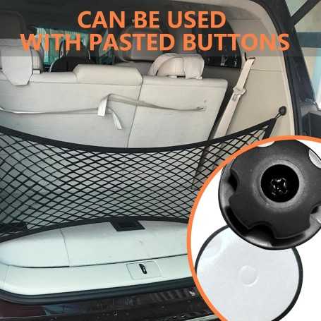 Car Trunk Cargo Net 80×60 cm