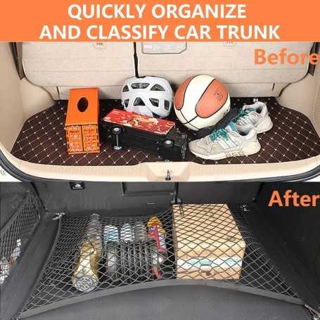 Car Trunk Cargo Net 80×60 cm