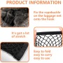 Car Trunk Cargo Net 80×60 cm