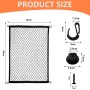 Car Trunk Cargo Net 80×60 cm