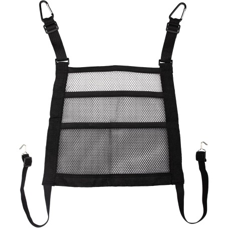 Car Seat Organizer & Pet Barrier – Front Seat Net Storage