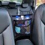 Car Seat Organizer & Pet Barrier – Front Seat Net Storage