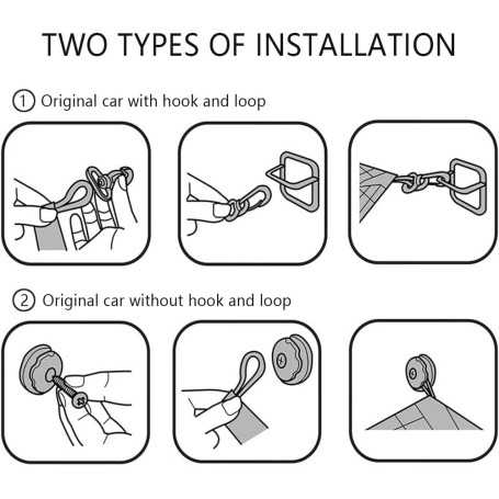 Universal Car Trunk Cargo Net for Car, SUV & Truck Size L: 110 × 40 cm – GTLM