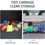 Universal Car Trunk Cargo Net for Car, SUV & Truck Size L: 110 × 40 cm – GTLM