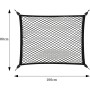 Expandable Trunk Cargo Net 80×100 cm (Up to 210×140 cm)