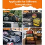 Heavy-Duty Pickup Cargo Net 120×120cm Extends to 230×230cm