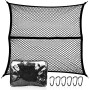 Heavy-Duty Pickup Cargo Net – Expands 120×120cm to 230×230cm