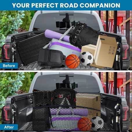 Elastic Cargo Net 1.2×1.5 m, Expandable to 2.1×2.5 m