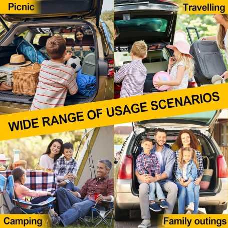 Car Roof Storage Net – Set of 2 (90×65 cm + 80×52 cm)