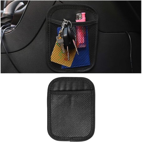 Organiseur adhésif pour voiture – Pochette de rangement en maille (petit modèle)