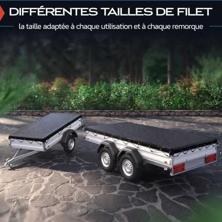 Filet pour remorque TRIBURG à mailles fines 2×3 m