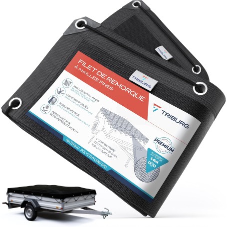 TRIBURG Fine-Mesh Trailer Net 2×3 m