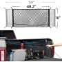 Filet de Rangement Élastique avec Crochets pour Lit de Camionnette