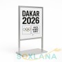 Support de Signalétique Métallique Dakar 2026 – Panneau d’Information Professionnel
