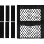 Lot de 2 Filets de Rangement de Coffre Camping-Car (28 × 45 cm)