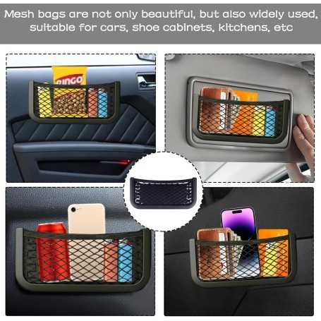 Lot de 2 Filets de Rangement Universels Caravane et Intérieur (26 × 12 cm)