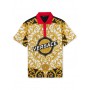 VERSACE Logo-Jacquard Cotton-Piqué Polo Shirt