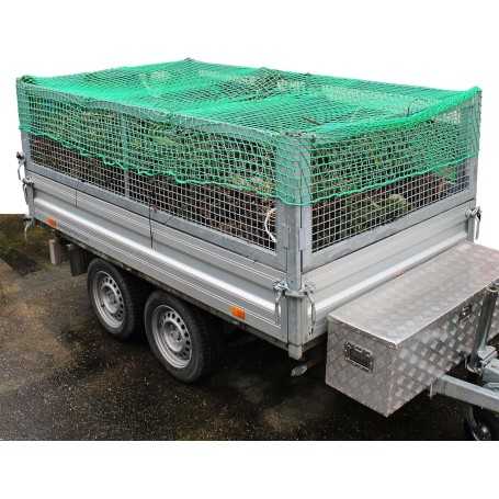 XPOtool Filet de Remorque 4 × 2,5 m – Maille 45 × 45 mm, Épaisseur 3 mm