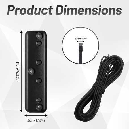 Filet de rangement élastique réglable