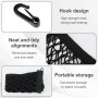 Double-Layer High-Elastic Car Trunk Net 90 x 30 cm