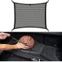 Filet de Rangement Coffre de Voiture – 80 x 60 cm Extensible à 180 x 120 cm, 4 Crochets Solides