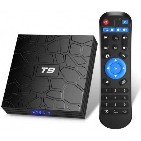 TUREWELL T9 Android 9.0 Boîtier TV - Smart TV Box + 12 MOIS / Abonnement Annuel