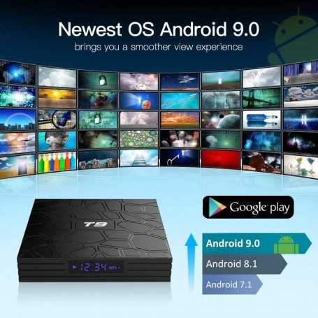 TUREWELL T9 Android TV Box - Smart TV Box + 12 MONTHS / Annual Subscription