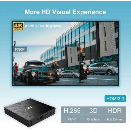 TUREWELL T9 Android TV Box - Smart TV Box + 12 MONTHS / Annual Subscription