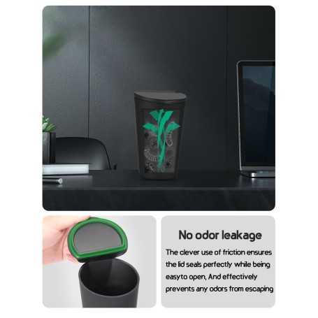 BMZX Mini Poubelle de Voiture avec Couvercle