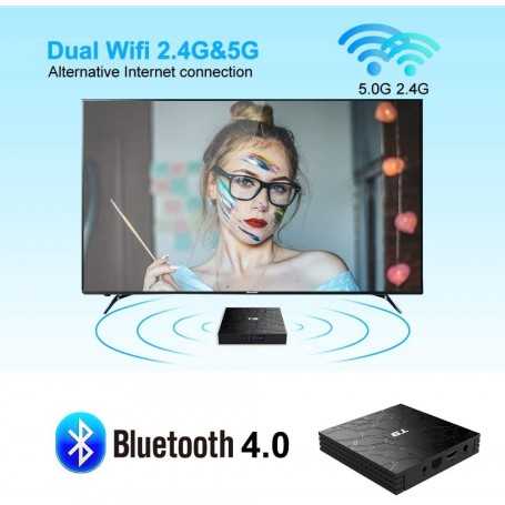 TUREWELL T9 Android TV Box - Smart TV Box + 12 MONTHS / Annual Subscription