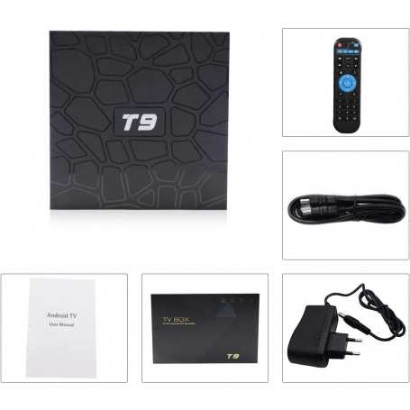 TUREWELL T9 Android TV Box - Smart TV Box + 12 MONTHS / Annual Subscription