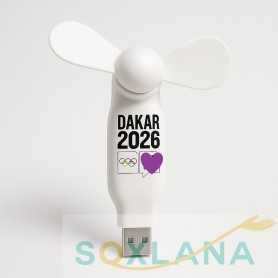 🌀 Dakar 2026 USB Mini Fan – Portable USB Cooling Fan for Events & Everyday Use