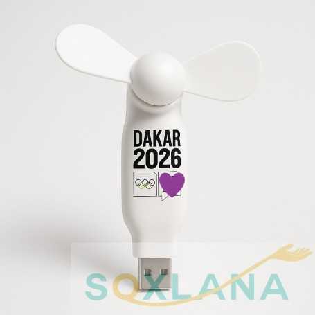 🌀 Dakar 2026 USB Mini Fan – Portable USB Cooling Fan for Events & Everyday Use