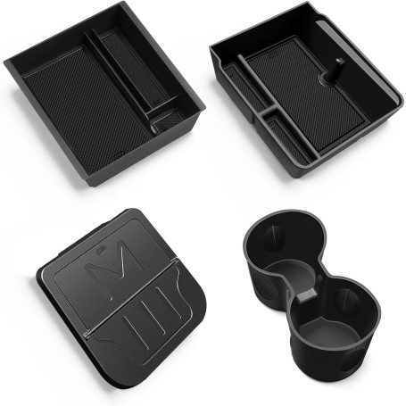 4-in-1 Tesla Model 3 Accessories Set (2024–2025)