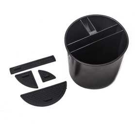 Universal Car Storage Box – Cup Holder Organizer for Keys, Coins, Cards