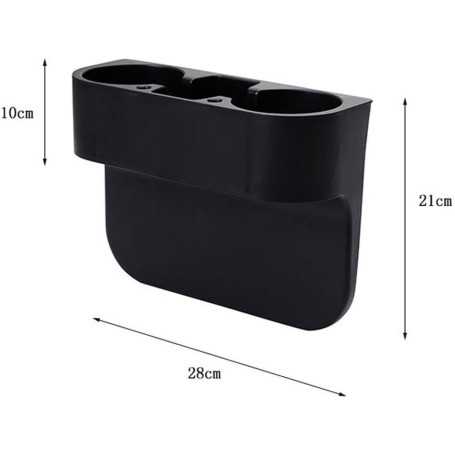 Universal Car Cup Holder – Seat Gap Organizer & Storage Compartment