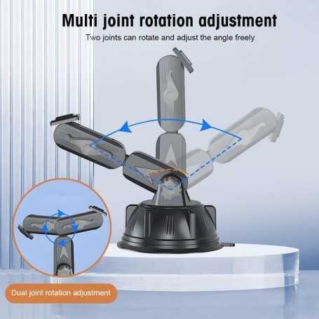 Porte-Gobelet Voiture avec Ventouse Pivotante