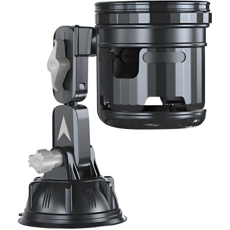 Car Cup Holder with Suction Cup – Adjustable 360° Drink Holder for Cars