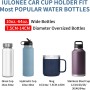 IULONEE Adjustable Car Cup Holder