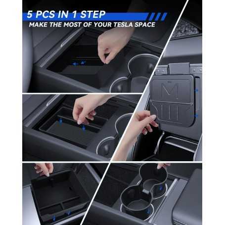 Set de 5 Accessoires Tesla Model 3 2024-2025